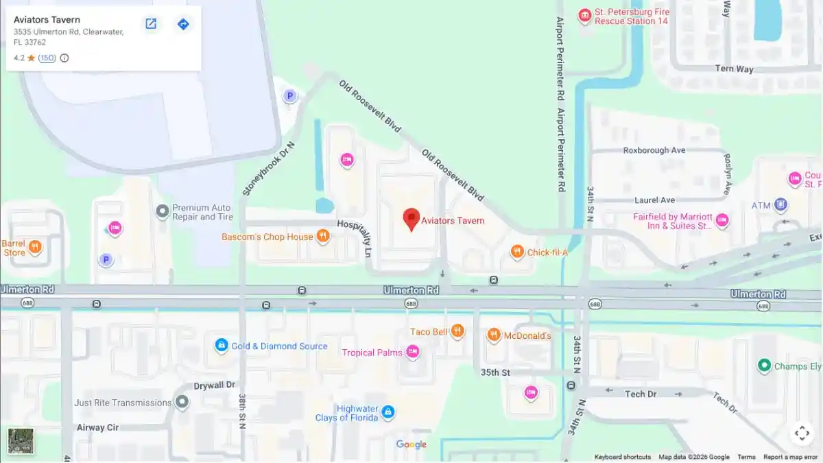 map to fergs sports bar and grill